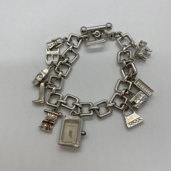Burberry Silver Charm Watch - Picture 1 of 9